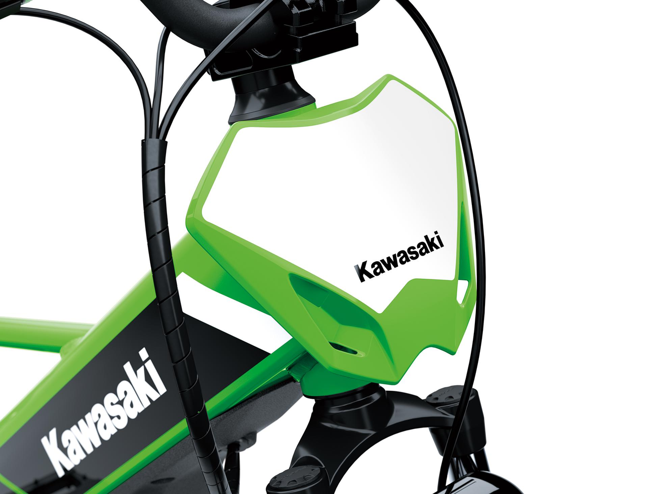 Kawasaki motocross-inspirert styling