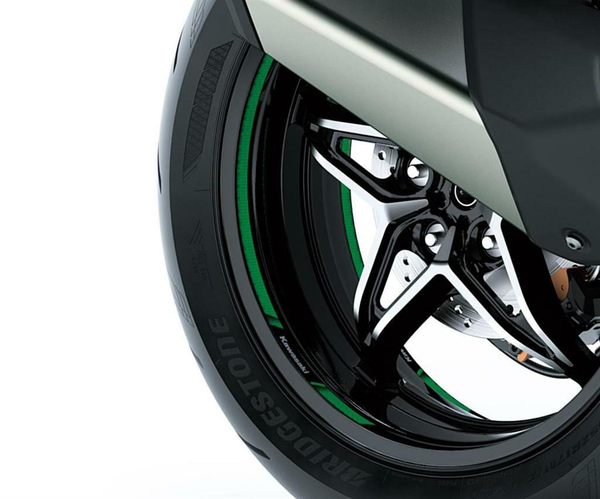 Felgteip, grønn (Ninja H2 SX)
