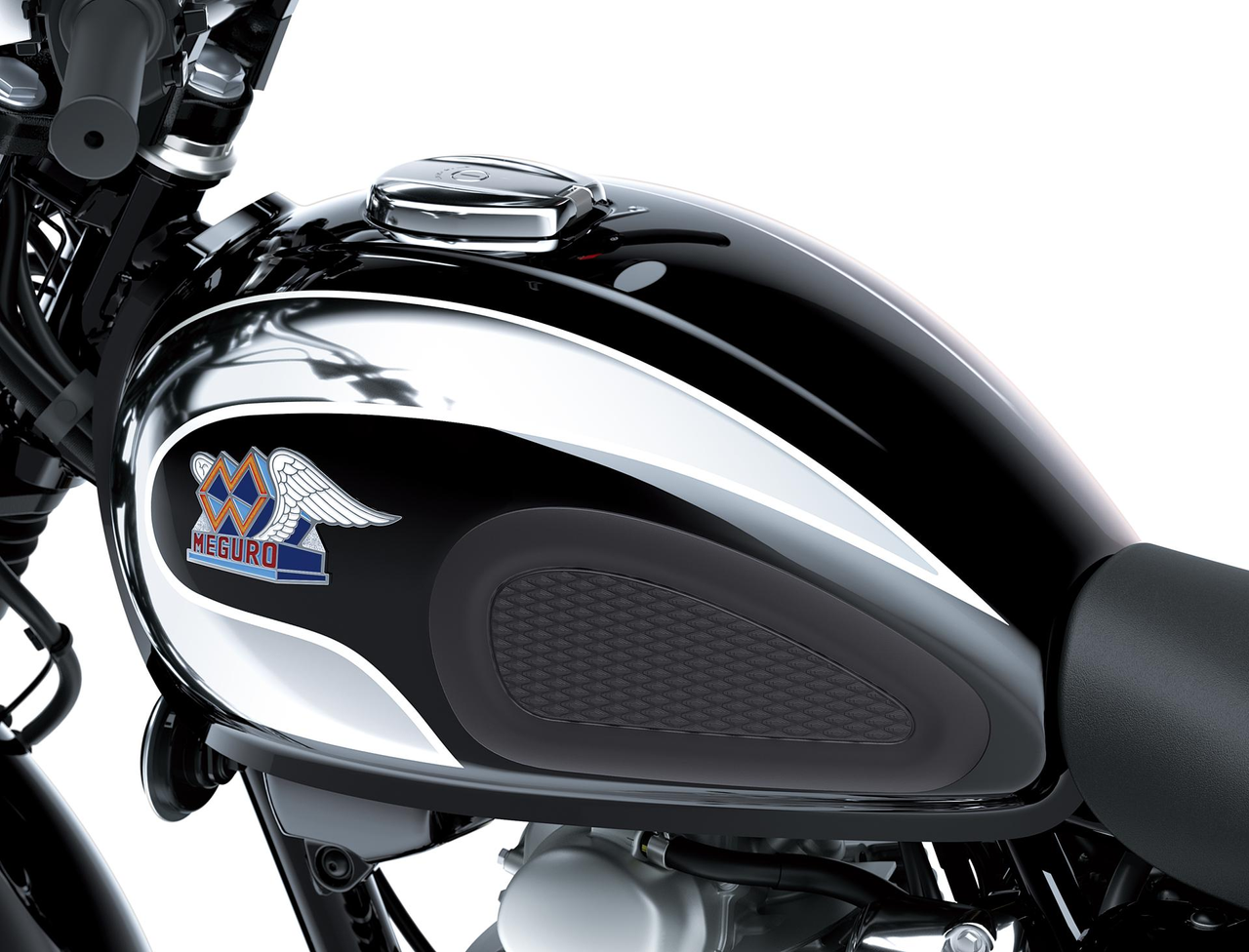 Classic-Style Teardrop Shape Fuel Tank with 3D Emblem