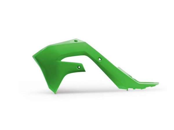 Motordeksel, venstre side, lysegrønn (KX250/X & KX450/X)