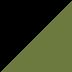 Ebony / Metallic Gold Sparkle Deep Green